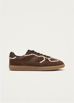 PRE-ORDER / Crochet chocolate leather sneakers Crochet Chocolate ALOHAS